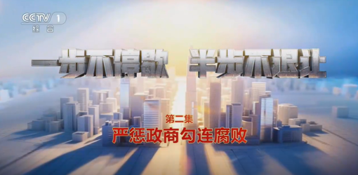 电视专题片《一步不停歇 半步不退让》第二集《严惩政商勾连腐败》